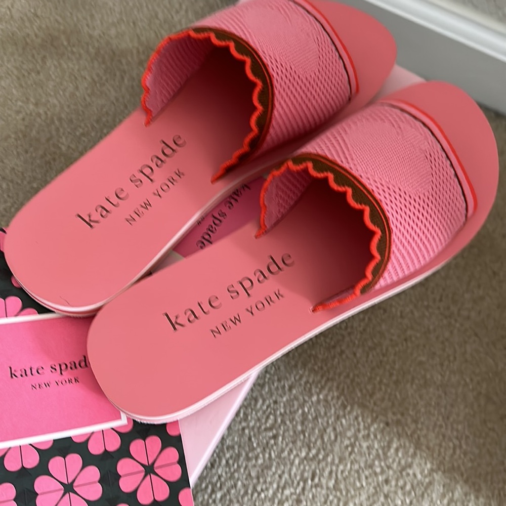 Kate spade slides New never worn